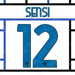 Sensi 12 (Official Inter Milan 2020/21 Away Club Name and Numbering)